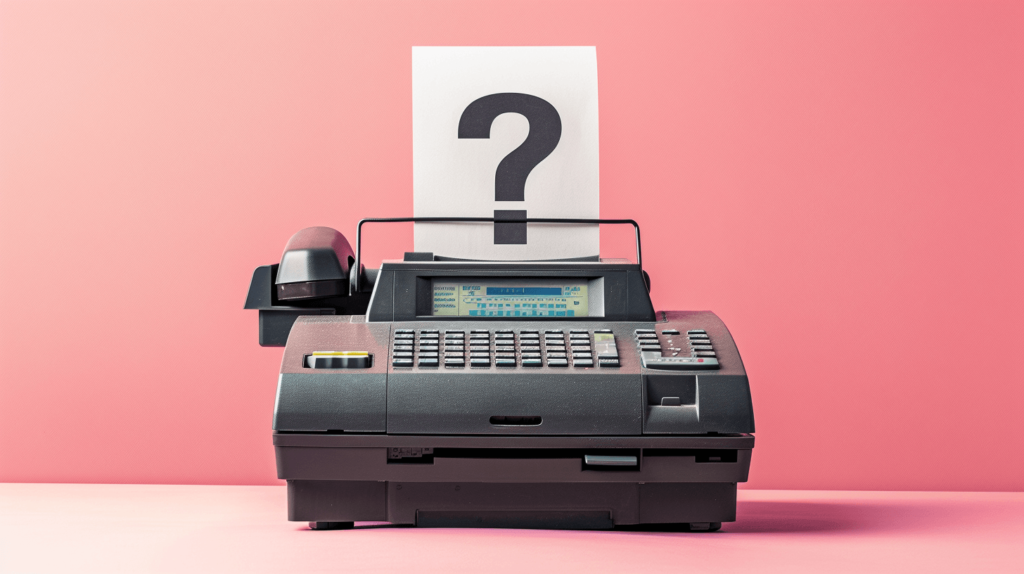a fax machine